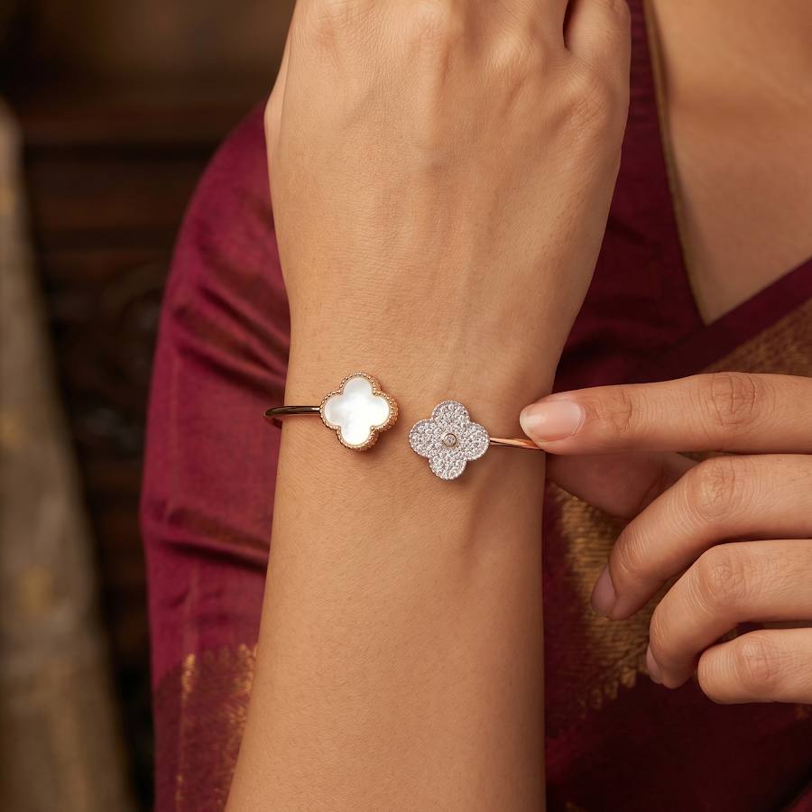 Delicate Diamond Bangle