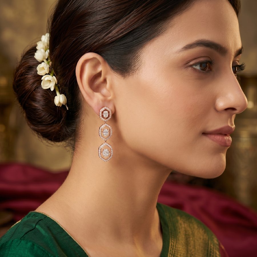 Sahiti Diamond Earrings