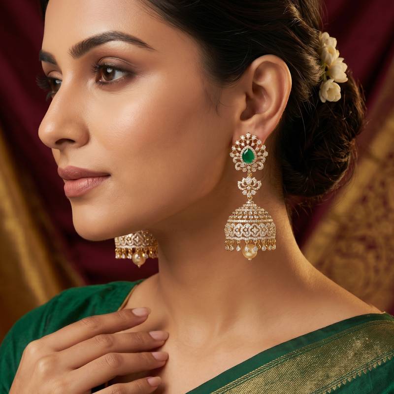 Bhavya Diamond Earrings