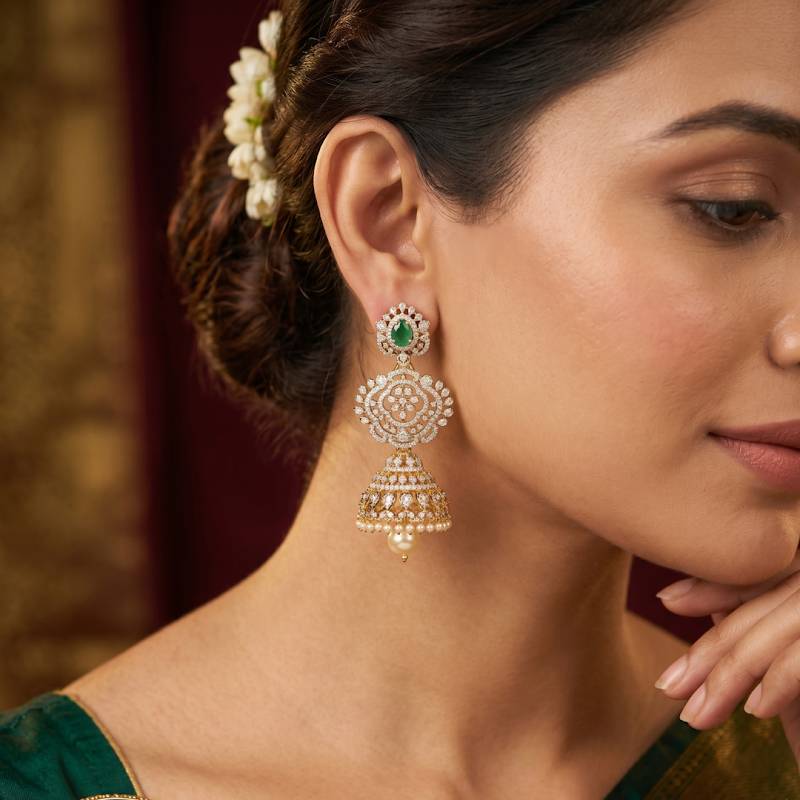 Vasudha Diamond Earrings