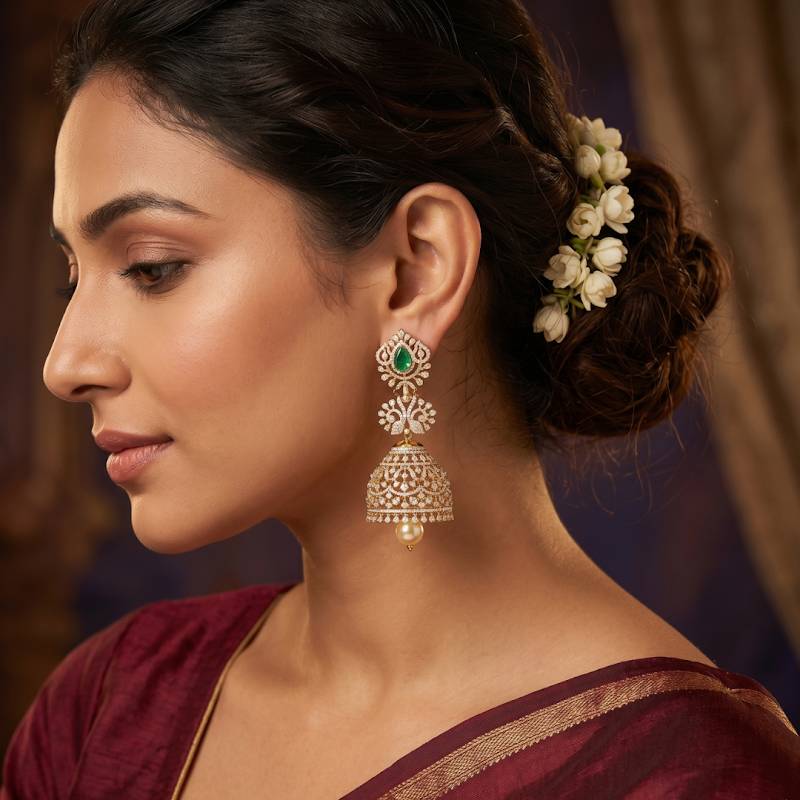 Ahalya Diamond Earrings