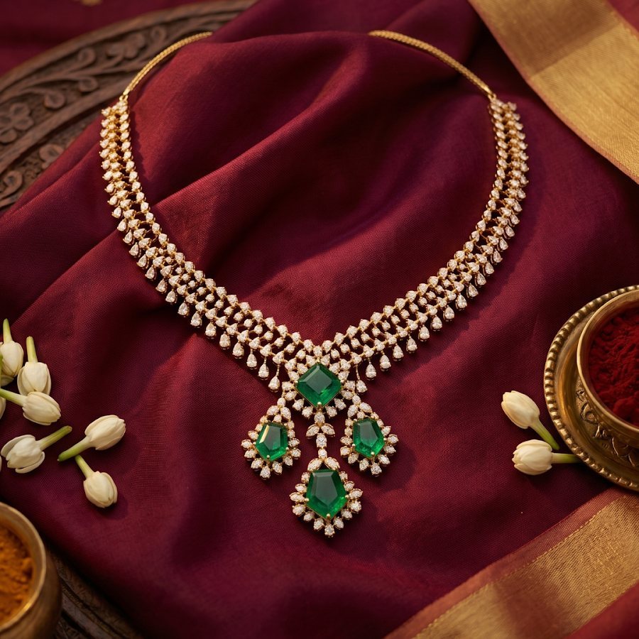 Rajani Diamond Necklace