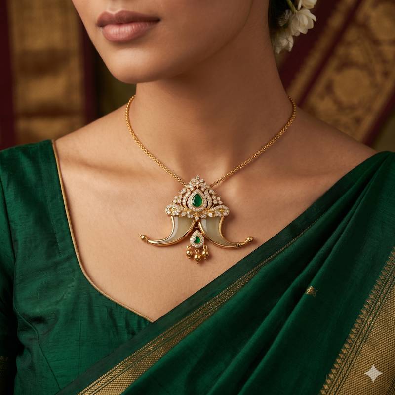 Chaitra Diamond Pendant