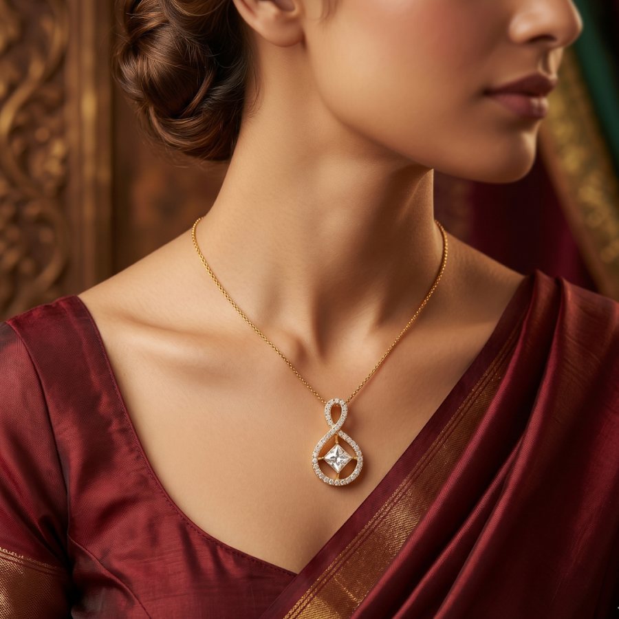 Varuni Diamond Pendant