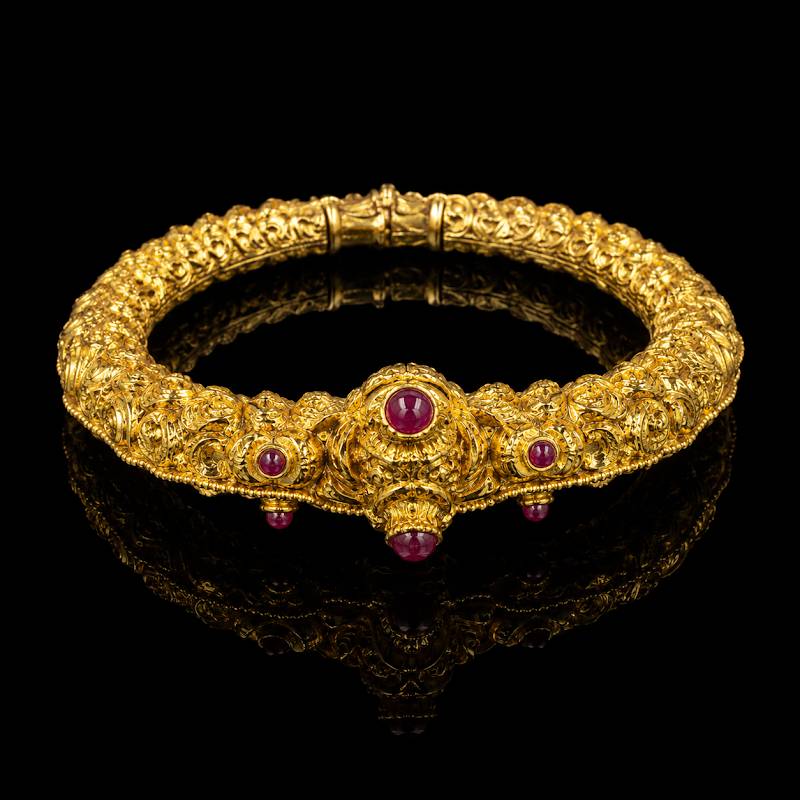 Charvi Gold Bangles (Pair)
