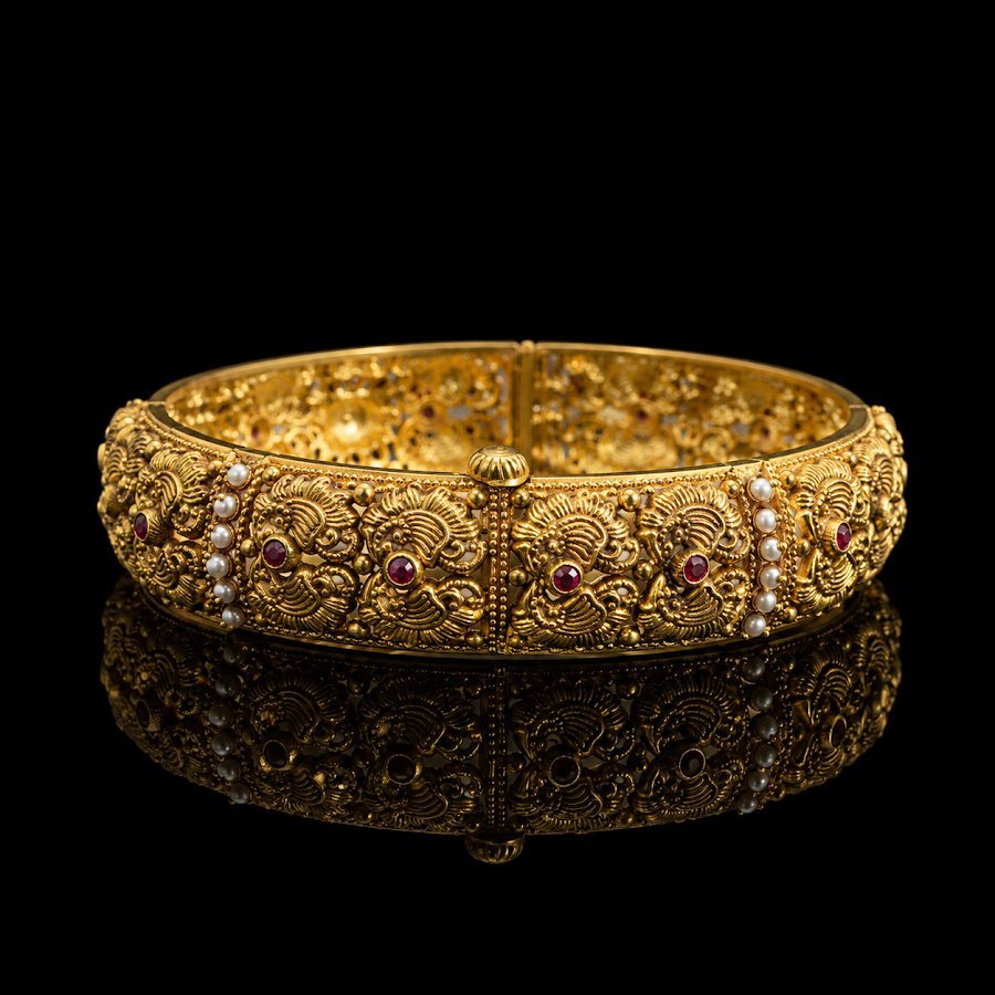 Jayanthi Gold Bangles (Pair)