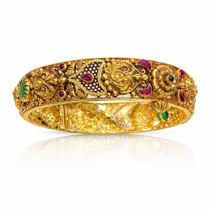 Eshana Gold Bangles (Pair)