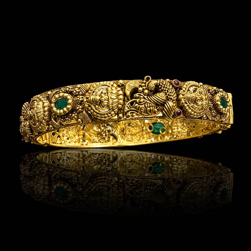Gauri Gold Bangles (Pair)