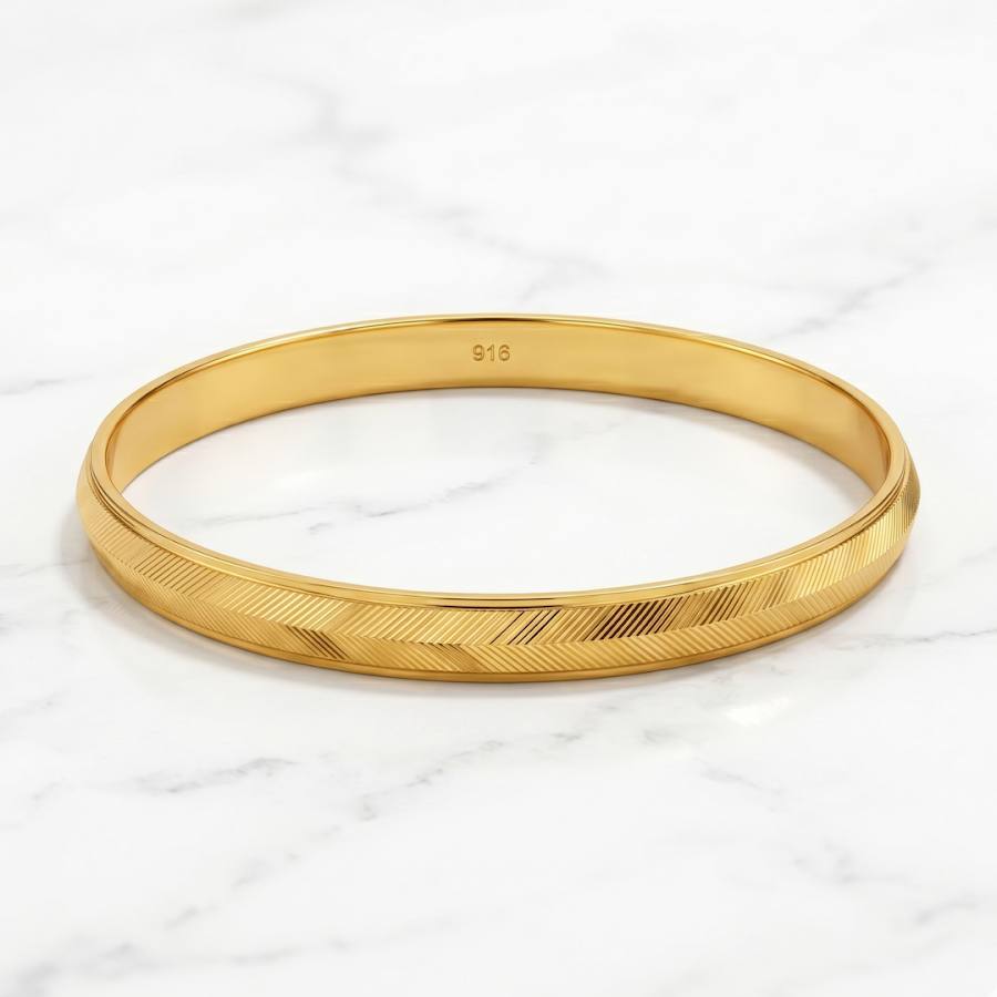 Kada Gold Bracelet
