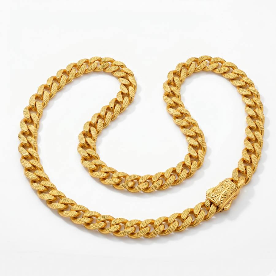 Rope Twist Gold Chain