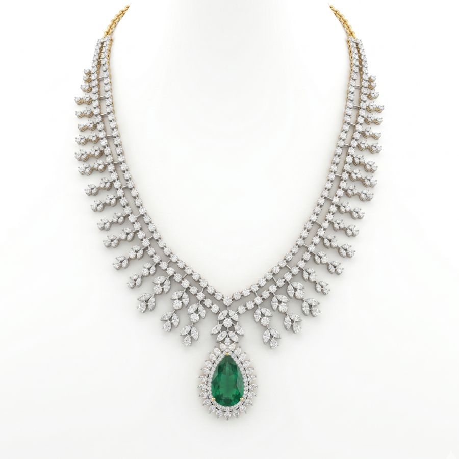 Vaishnavi CZ Gold Haram