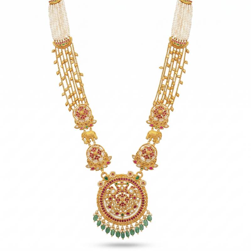 Malini Kundan Gold Haram