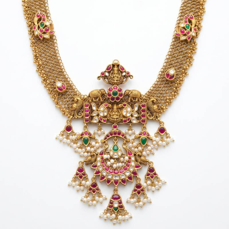 Keerthi Kundan Gold Haram