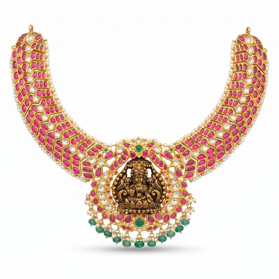 Vimala Nakshi Kundan Necklace