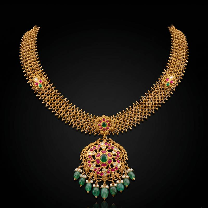 Divya Nakshi Kundan Necklace