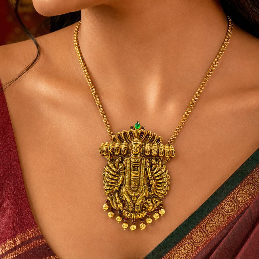 Ananya Gold Pendant