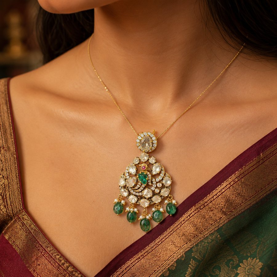 Charitha Gold Pendant