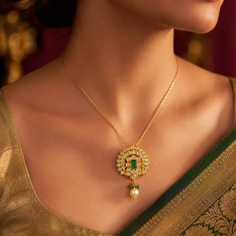 Bhargavi Gold Pendant