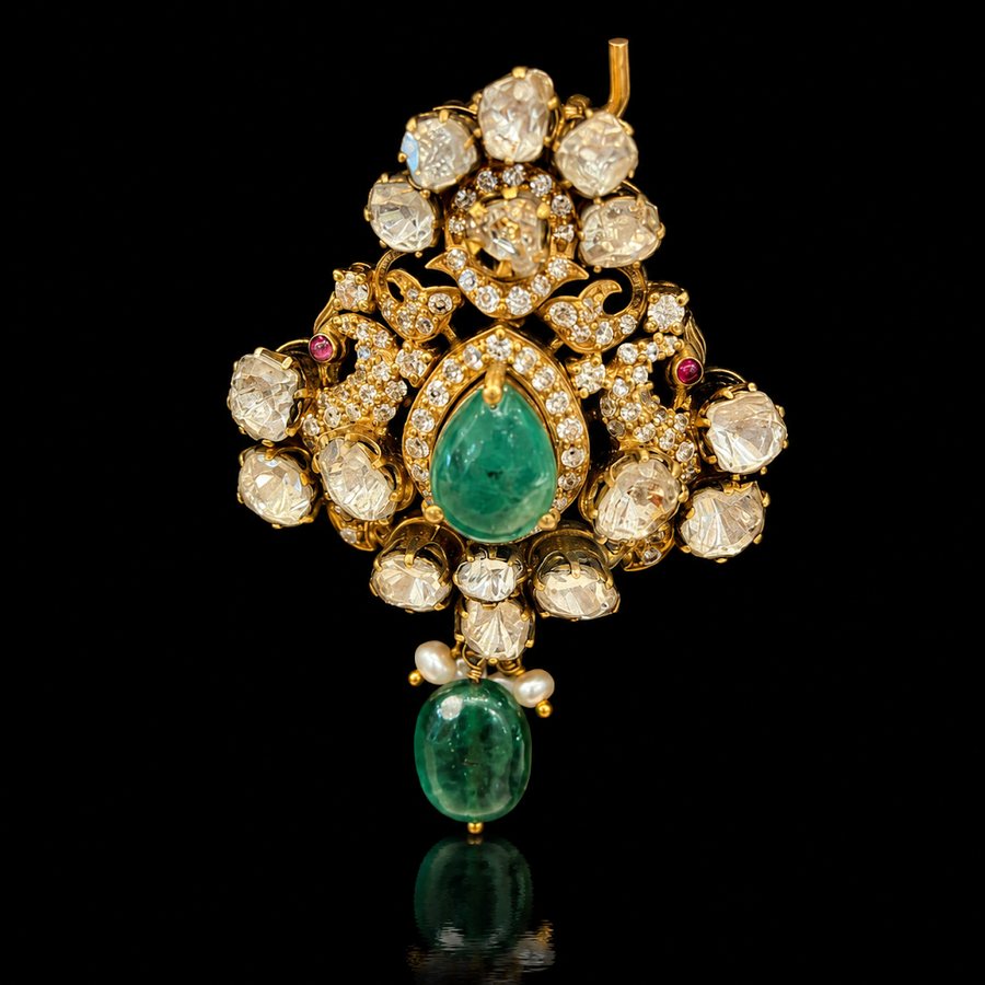 Dhanvi Gold Pendant