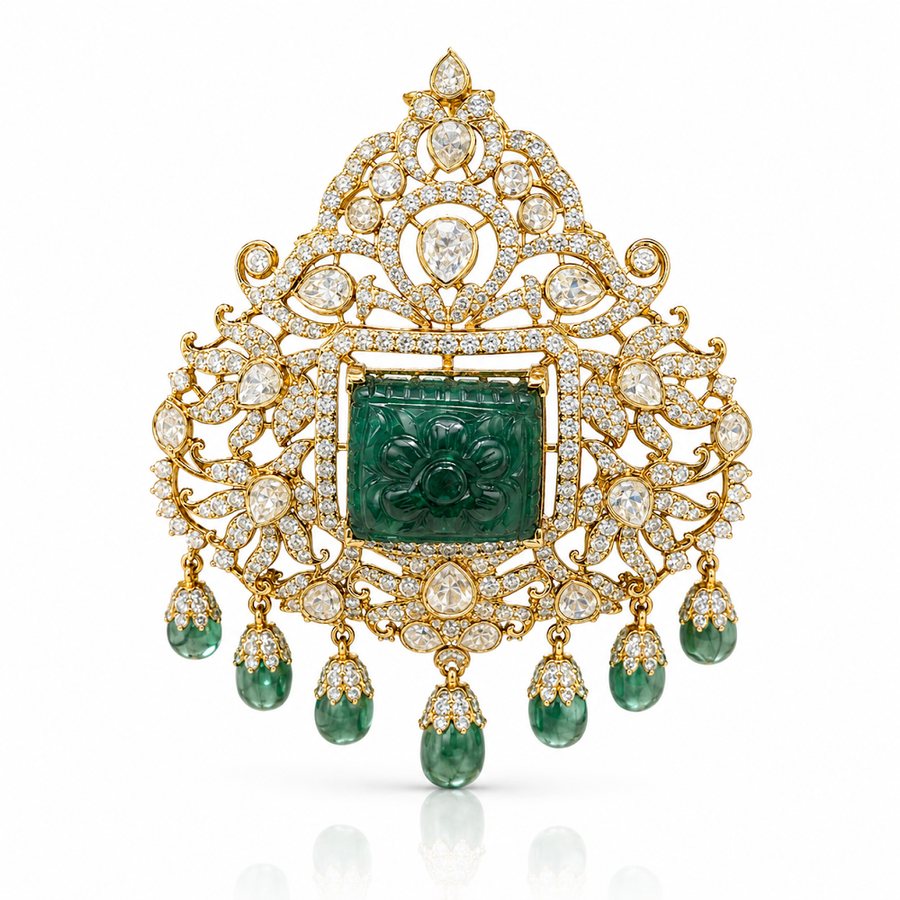 Akshara Gold Pendant