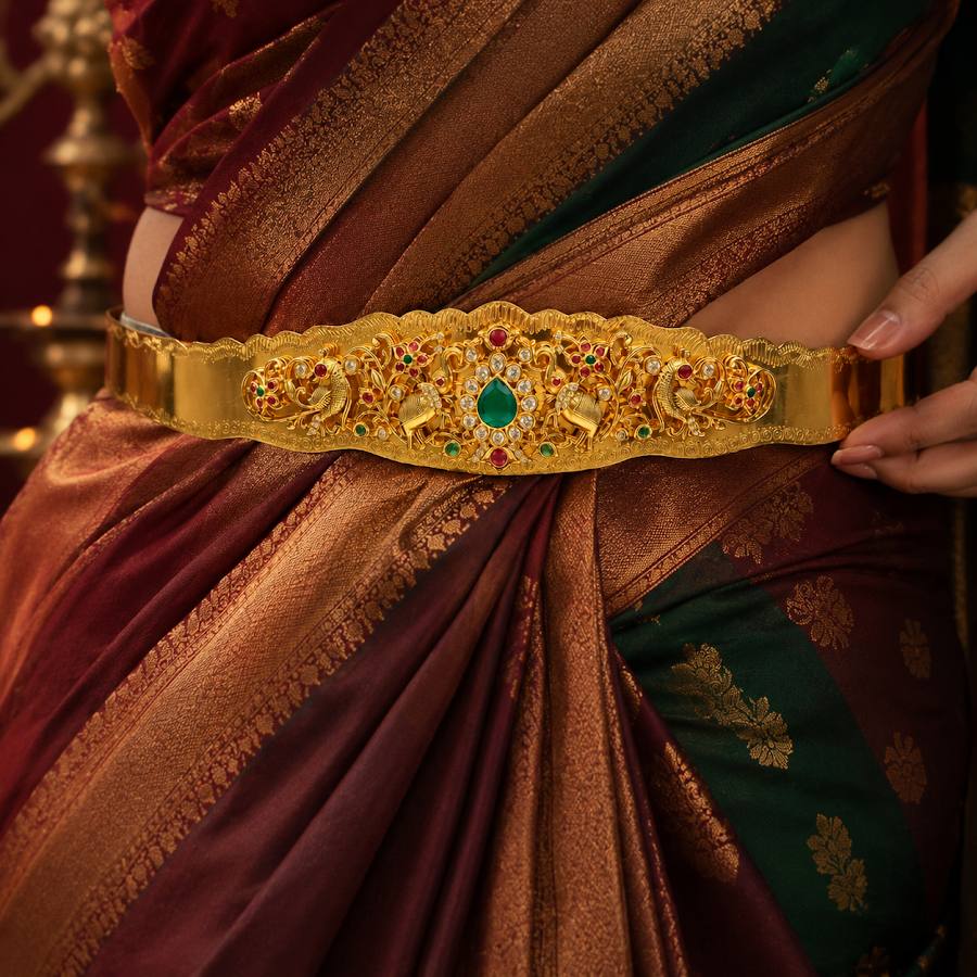Half Saree Ceremony jewellery