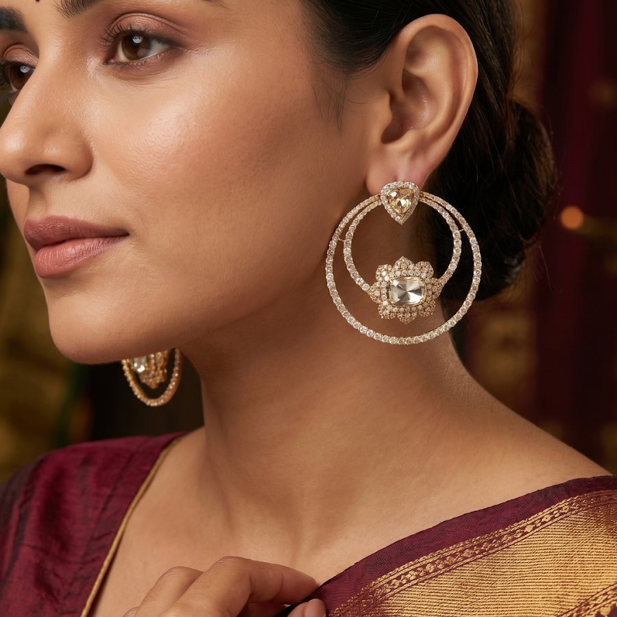 Anagha Polki Earrings